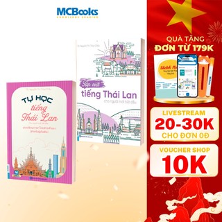 Sách - Combo Tự học tiếng Thái Lan cho người mới bắt đầu