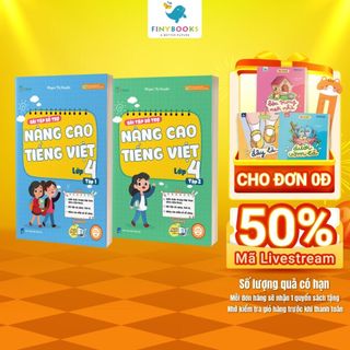 Sách - Tham khảo lớp 4 - Combo Bài tập bổ trợ nâng cao Tiếng Việt Lớp 4 - Theo Chương Trình SGK Mới
