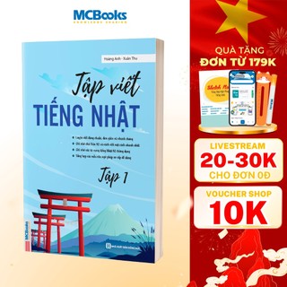 Sách - Tập viết tiếng Nhật tập 1