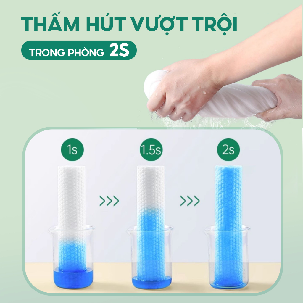 [MỚI] Khăn mặt khô đa năng TopGia Sắc Việt 200 tờ rút, mềm mịn, thấm hút, an toàn cho da