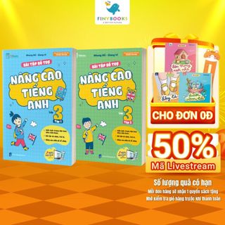 Sách - Tham khảo Lớp 3 - Combo Bài Tập Bổ Trợ Nâng Cao Tiếng Anh Lớp 3 (Tập 1+Tập 2) - Theo Chương Trình Mới Nhất