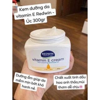 Kem Dưỡng Ẩm Redwin Vitamin E Cream Úc 300g Giúp Da Mềm Mịn Sáng Khỏe - Cô Thư Market