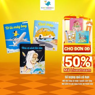 Sách - Combo Ehon: Taxi mèo, Nhà vệ sinh tên lửa, Tớ là máy bay - Finybooks
