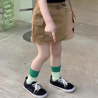CV1-Chân váy kaki bé gái rút dây cực dễ thương - Size 8-26Kg