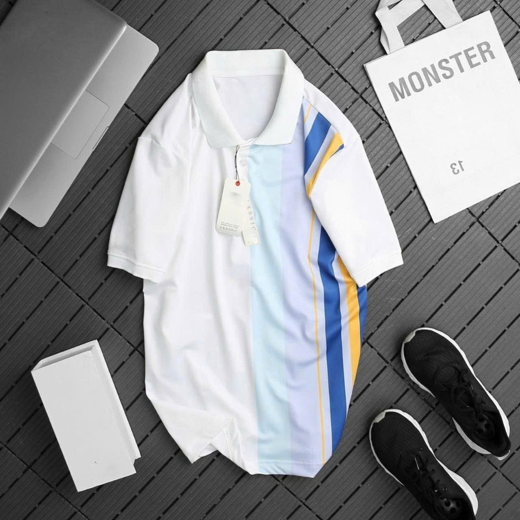 áo polo nam vải cotton co giãn 4 chiều nam tính