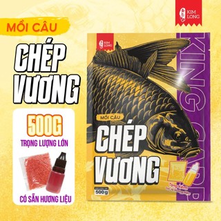 Mồi Câu Kim Long Chép Vương 500g Mồi Câu Đài Chuyên Chép Kèm Gạo Rượu Và Hương Liệu