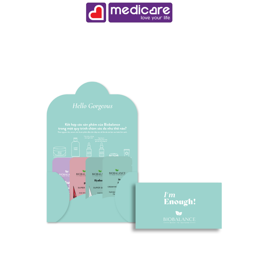 Bộ sản phẩm dưỡng ẩm BIOBALANCE mini