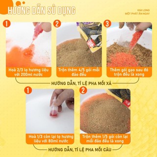 Mồi Câu Kim Long Chép Vương 500g Mồi Câu Đài Chuyên Chép Kèm Gạo Rượu Và Hương Liệu