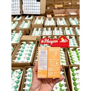 Kem Chống Nắng VICHY SPF 50 UVA +UVB Vichy Capital Soleil Mattifying Dry Touch Face Fluid - Bebeau