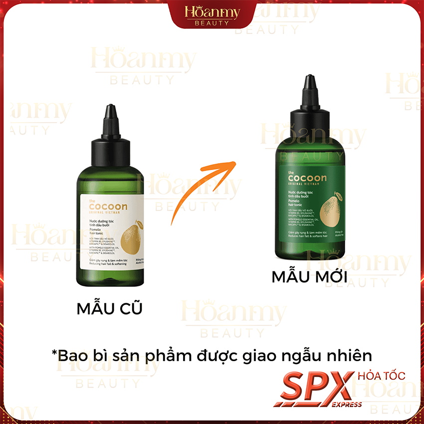 Nước dưỡng tóc tinh dầu bưởi Cocoon giúp giảm gãy rụng & làm mềm tóc 140ml