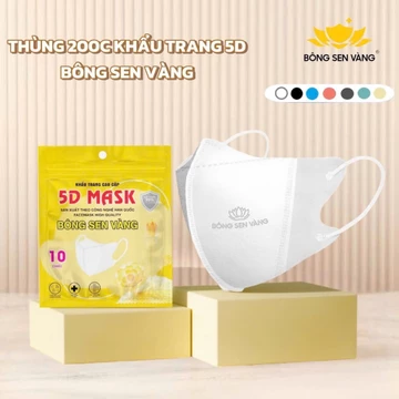 Yellow Face Masks 5D