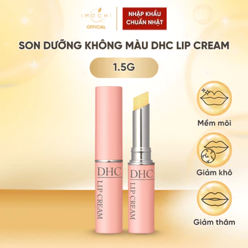 Son Dưỡng Không Màu DHC Lip Cream Nhật Bản Dưỡng Ẩm Giúp Môi Mềm Mại 1.5g
