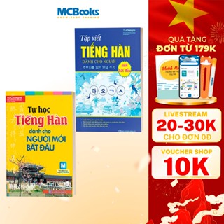 Sách - Combo Tự Học Tiếng Hàn Cho Người Mới Bắt Đầu Và Tập Viết Tiếng Hàn