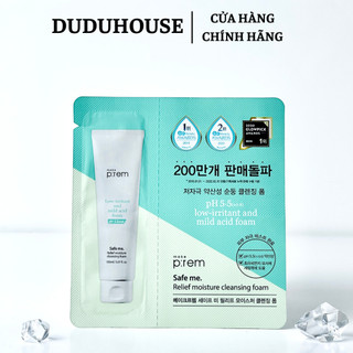 Sample Sữa tẩy trang Make P:rem Safe Me Relief Moisture Cleansing Milk