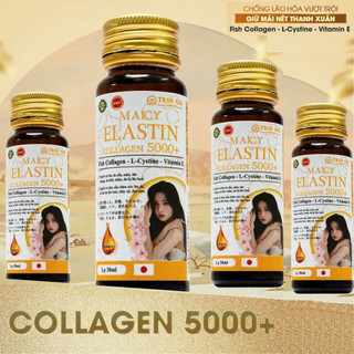 Nước uống COLLAGEN 5000+ MAICY ELASTIN giúp làm đẹp và trẻ hóa làn da, hộp 10 lọ *30ml