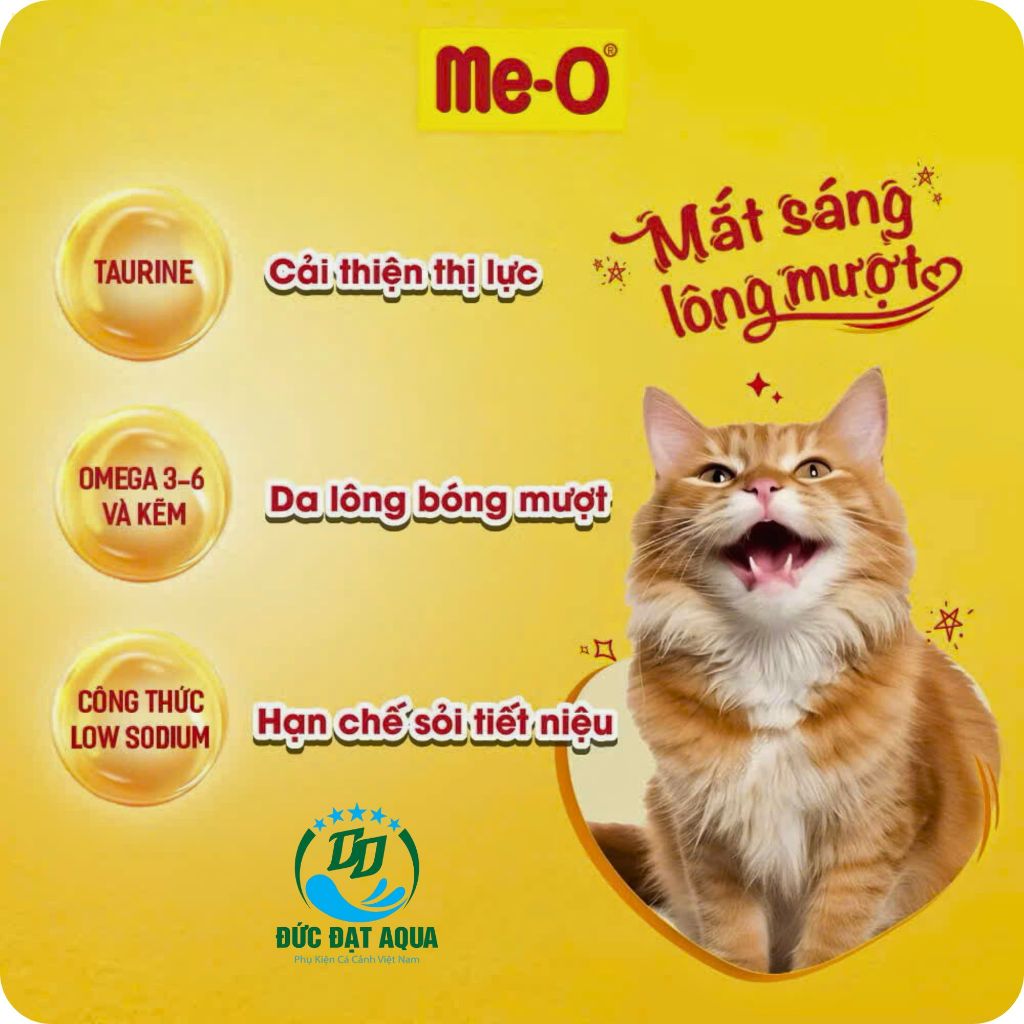 Hạt Cho Mèo Me-O Túi 350g - Hương Vị Cá Ngừ/Cá Thu/Hải Sản ME-O túi dành cho mèo trưởng thành 3
