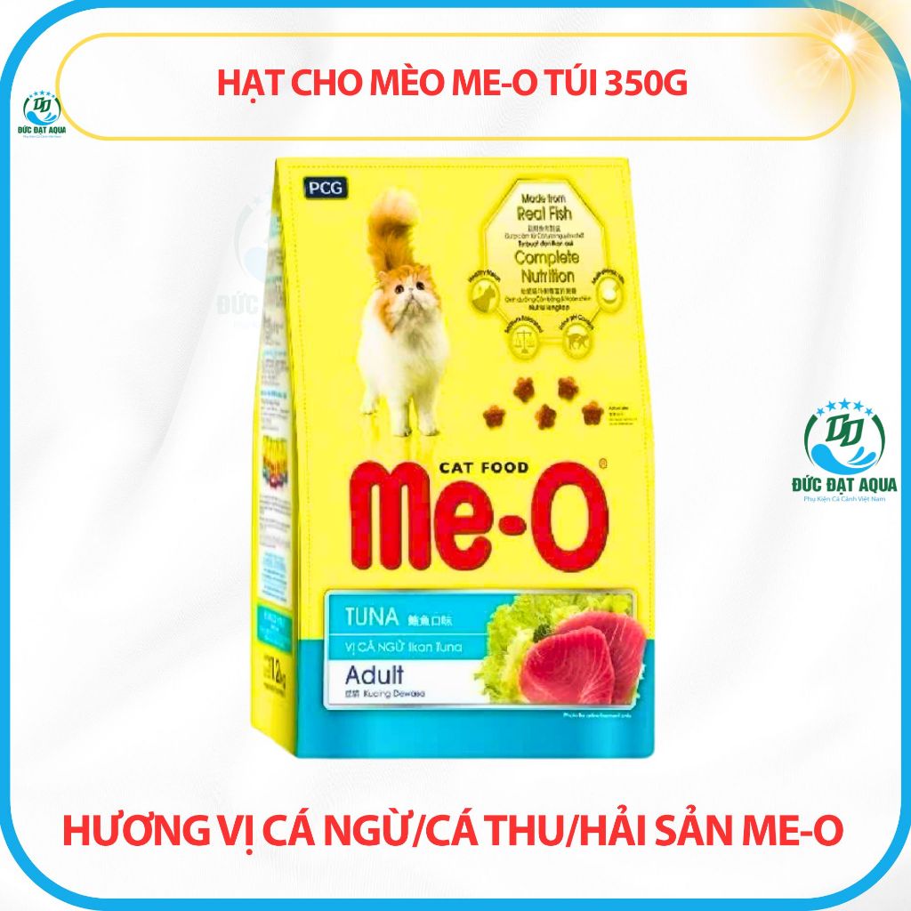 Hạt Cho Mèo Me-O Túi 350g - Hương Vị Cá Ngừ/Cá Thu/Hải Sản ME-O túi dành cho mèo trưởng thành 7