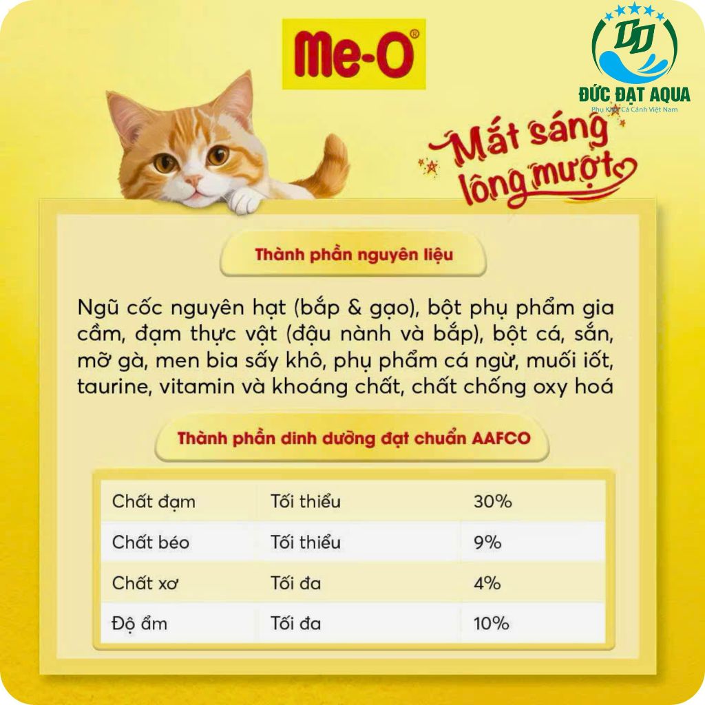 Hạt Cho Mèo Me-O Túi 350g - Hương Vị Cá Ngừ/Cá Thu/Hải Sản ME-O túi dành cho mèo trưởng thành 4