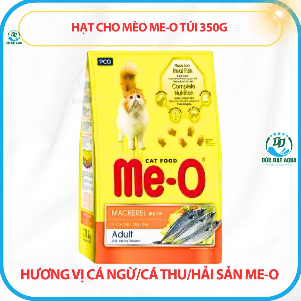Hạt Cho Mèo Me-O Túi 350g - Hương Vị Cá Ngừ/Cá Thu/Hải Sản ME-O túi dành cho mèo trưởng thành 9
