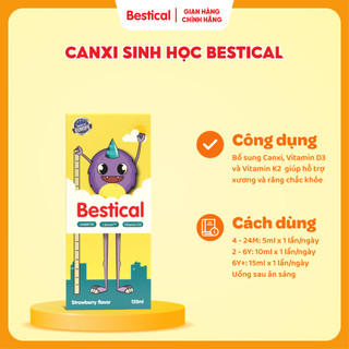 Canxi sinh học Bestical - Bổ sung bộ 3 Canxi, Vitamin D3, K2 giúp xương chắc khỏe