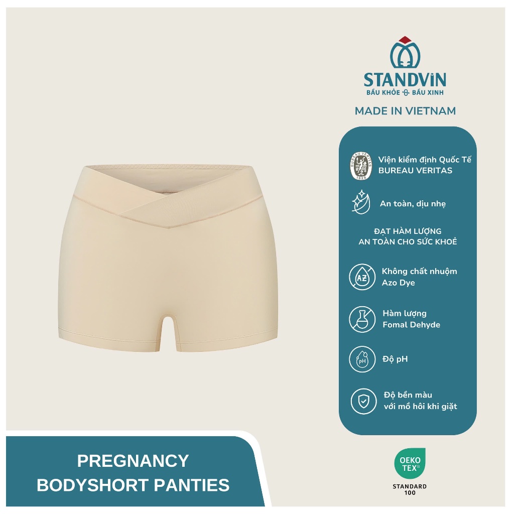 Quần Lót Bầu - Pregancy Bodyshort Panties (Hộp 2 cái) (Có thể tùy chọn màu, vui lòng ghi chú khi chọn opt tùy chọn)