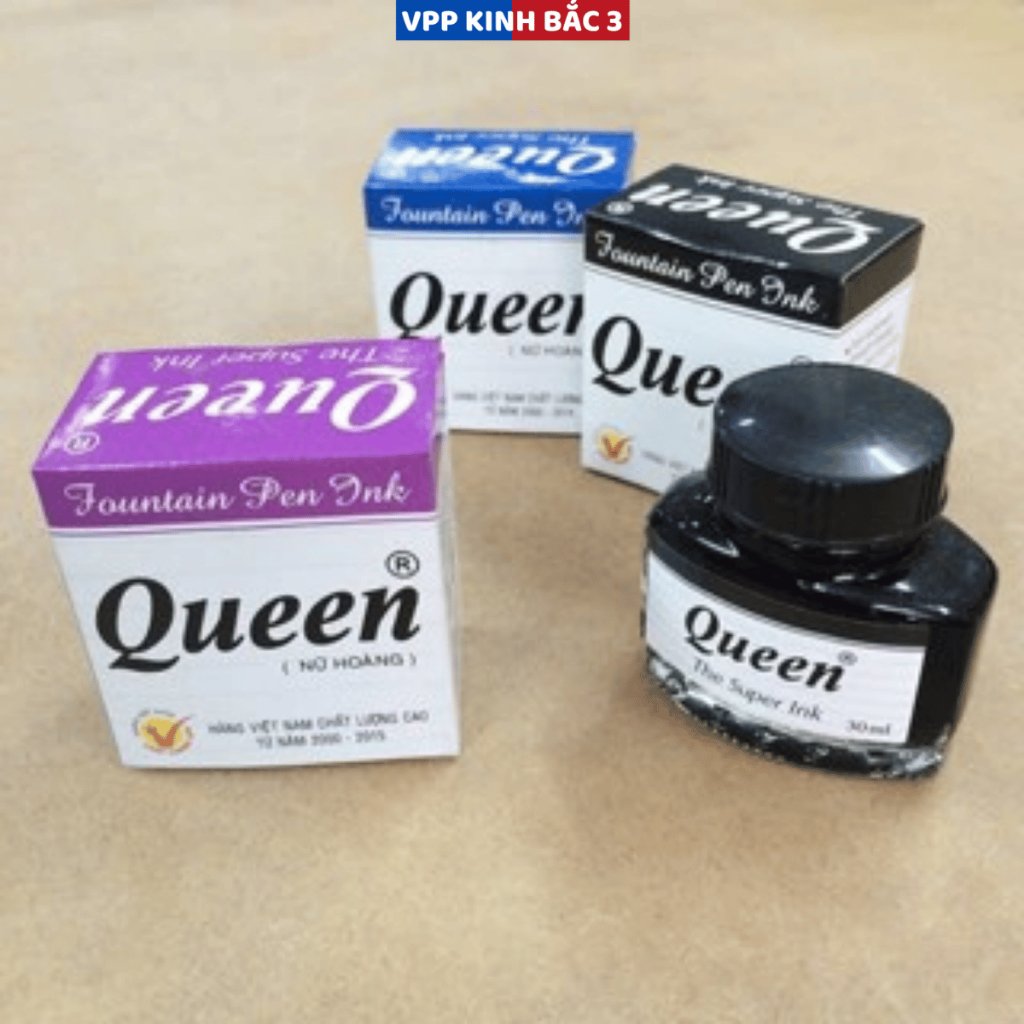 Mực Queen Viết Bút Máy Học Sinh Tiểu Học.