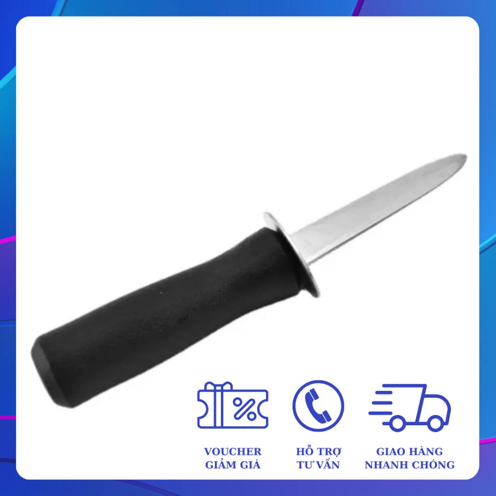 Dao tách vỏ hàu inox cán đen | Shopee Việt Nam
