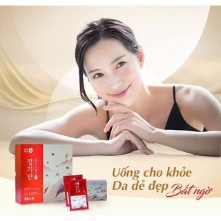 (CHÍNH HÃNG) Nước Uống Hồng Sâm Jung Kian Premium Thải Độc Gan Tăng Đề Kháng Tốt Huyết Áp Tim Mạch