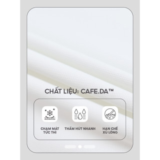 Áo polo nữ cafe.da mát mịn seamless YODY in nẹp không đường may giữ phom tốt WAPO25S022