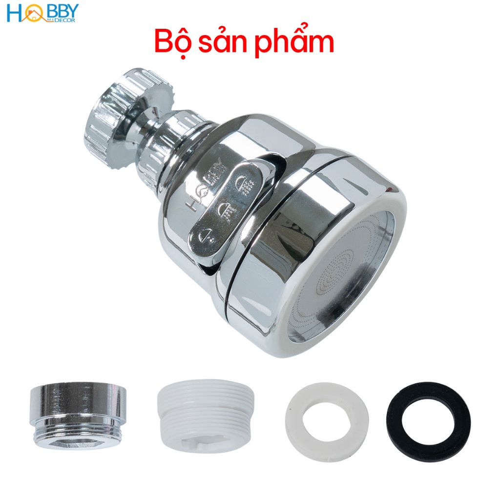 Đầu nối vòi rửa chén tăng áp 3 chế độ phun Hobby home decor VSTA5