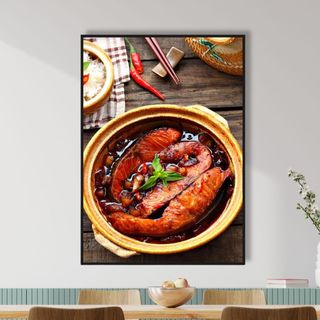 Tranh Canvas Treo Tường Quán Cơm BH87 - Tranh Decor, Trang Trí Quán Cơm Tấm, Cơm Sườn, Cơm Gà, Cơm Văn Phòng Cao Cấp