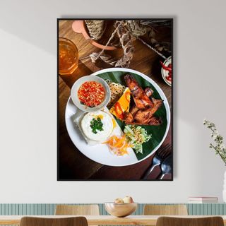 Tranh Canvas Treo Tường Quán Cơm BH87 - Tranh Decor, Trang Trí Quán Cơm Tấm, Cơm Sườn, Cơm Gà, Cơm Văn Phòng Cao Cấp