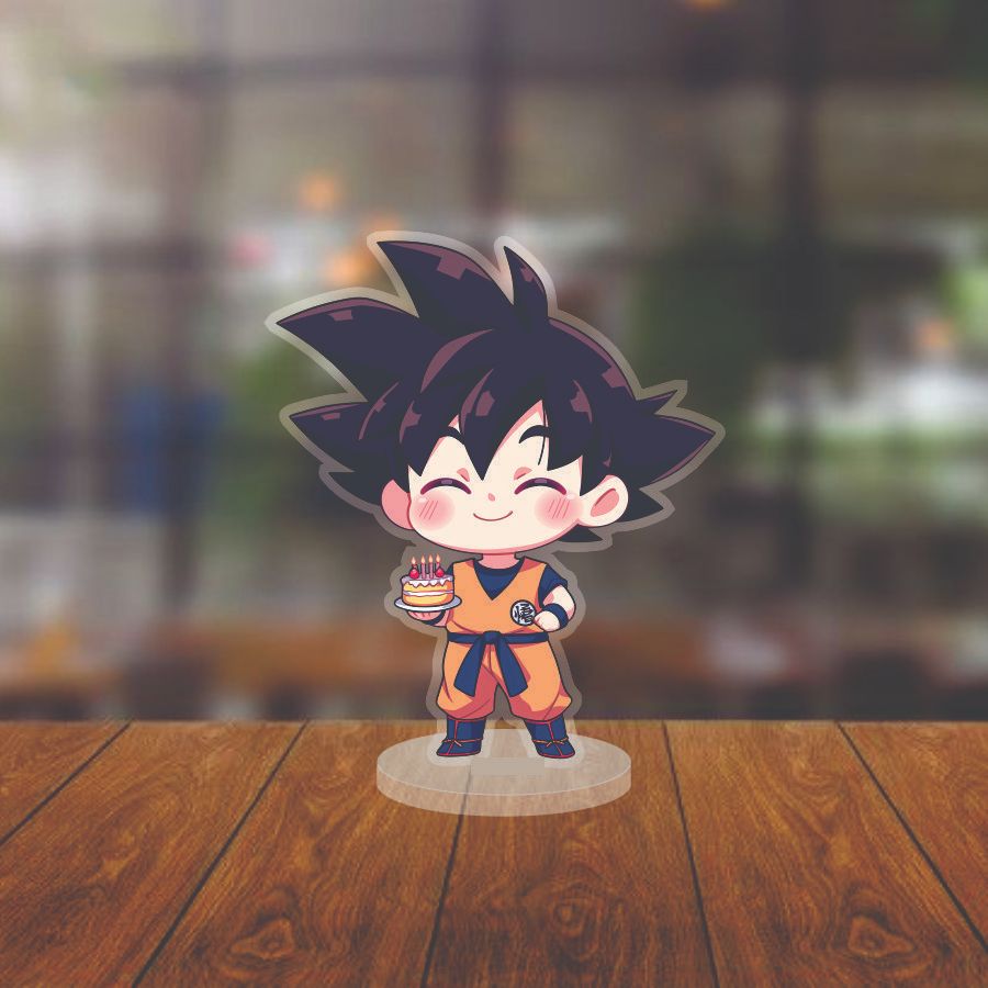 Mô hình Standee Nhân Vật Anime Sinh Nhật -  Chất liệu mica- Trang trí để bàn góc học tập (KT :12cm)