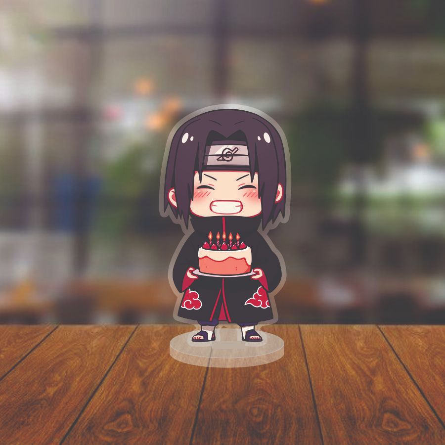 Mô hình Standee Nhân Vật Anime Sinh Nhật -  Chất liệu mica- Trang trí để bàn góc học tập (KT :12cm)
