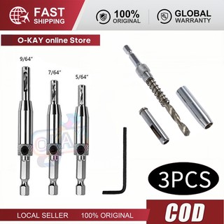 Bộ 4 Mũi Khoan Bản Lề Tự Định Tâm, Chuôi Lục Giác, Chất Lượng Cao, Giá Tốt, Free Ship