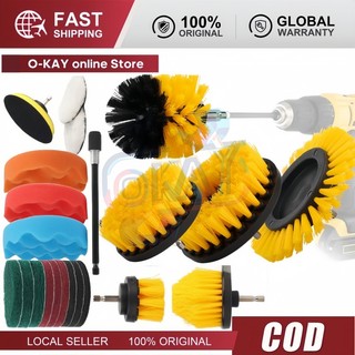 Bộ 38 Bàn Chải Khoan Điện, Đánh Bóng Vết Bẩn Phòng Tắm, Dụng Cụ Vệ Sinh Gia Đình, Chất Lượng Cao, Giá Tốt, Free Ship