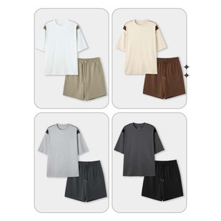 Bộ đồ nam YODY can phối nách lé vai co giẫn nhẹ thông thoáng MCST25S056
