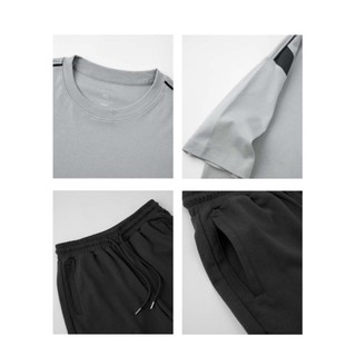 Bộ đồ nam YODY can phối nách lé vai co giẫn nhẹ thông thoáng MCST25S056