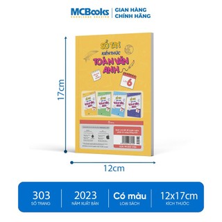 Sách - Combo Sổ tay kiến thức Toán - Văn - Anh THCS-Dành cho cả 3 bộ sách: Kết nối, tri thức và cánh diều
