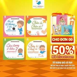 Sách - Bộ sách Em bé trong gia đình - Bộ 4 cuốn lẻ/combo tùy chọn - Finybooks