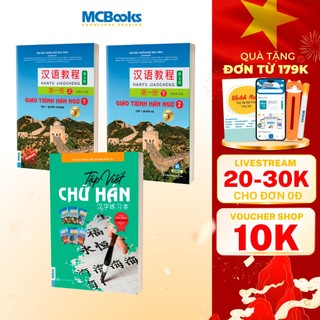 Sách - Combo Giáo Trình Hán Ngữ Tập 1 Phiên bản 3 Và Tập Viết Chữ Hán