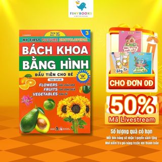 Sách - Bách khoa bằng hình đầu tiên cho bé theo chủ đề quyển 3 - song ngữ Anh Việt - Quét mã QR nghe đọc - Đại Mai Books