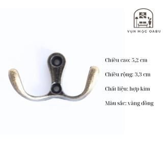 Móc treo kim loại gắn tường Oabu phong cách cổ điển 01L