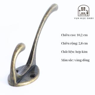 Móc treo kim loại gắn tường Oabu phong cách cổ điển 01L