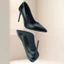 Giày Cao Gót Mũi Nhọn 10P STILETTO HADU G1018 Chất Lụa Satin Cực Đẹp Siêu Sang BH 12T