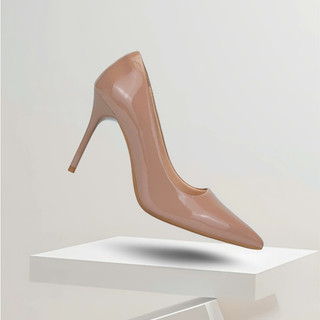(FORM LỚN ) Giày Cao Gót Mũi Nhọn 10P STILETTO HADU G1018 Chất Lụa Satin Cực Đẹp Siêu Sang BH 12T