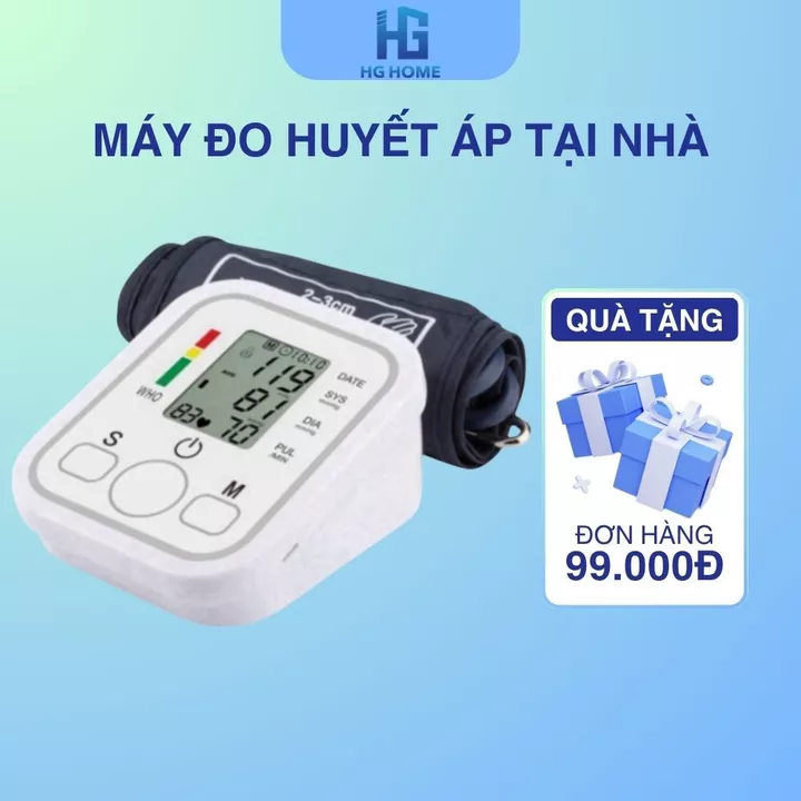 Máy Đo Huyết Áp Tại Nhà,Đo Nhịp Tim Điện Tử Bắp Tay,chính xác và truyền kết quả đo qua giọng nói