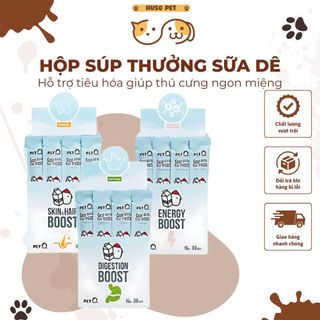 Hộp 30 Thanh súp thưởng sữa dê PetQ15gr - vị vitamin, dầu cá, cỏ mèo cho mèo mọi lứa tuổi