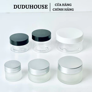 HŨ THUỶ TINH MỜ NẮP BẠC 10g 20g