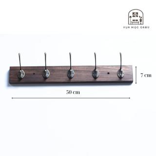 Móc treo gỗ kim loại gắn tường Oabu phong cách decor vintage cổ điển MG01